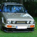 Rare NOS Hofele Design front grill with new Hella inner lights for Golf Mk2.