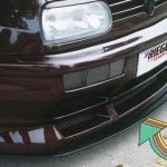 Rieger tuning front lip splitter for Golf Mk3.