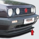 Rieger Tuning front bumper splitter for Golf Mk2.