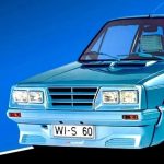 Rare Kamei X1 tuning front end for Golf Mk1.