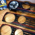 NOS Golf mk2 GTI quad round grilles with new crosshair .