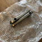 Porsche scripted polished door handles