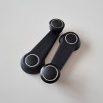 Window Winder Set Black With Chrome Mk1