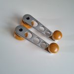 Window Winder Set Wood With Chrome Mk1