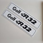 Original Show Room Golf R32 Number Plate Set