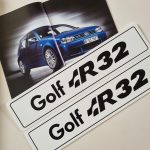 Golf Mk4 R32 Brochure + Showroom Number Plates