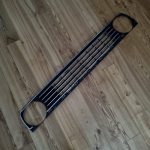 Golf Mk2 Badgeless Black And Chrome Stripe Grill