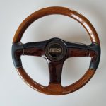 Woodgrain BBS Steering Wheel
