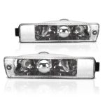 Large Bumper Clear Turn Signal Set Golf/Jetta Mk2
