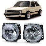 Angel Eye Headlight Set Golf Mk2