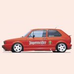 Rieger Tuning Side Skirt Set Golf Mk1