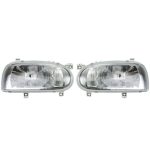 Hella E-Code Headligt Set Golf Mk3