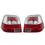 Red/Clear Tail Light Set Golf Mk4