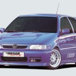 Rieger Tuning Front Bumper Lip Polo 6N With Integrated Splitter