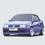 Rieger Tuning Front Lip Spoiler Golf Mk4 Cabrio