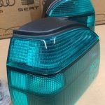 Green Hella mk3 Tail lights